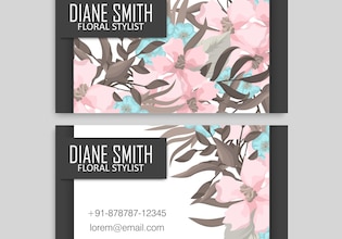 business cards florist