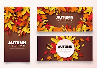 autumn banners