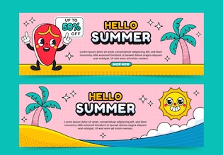 summer banners
