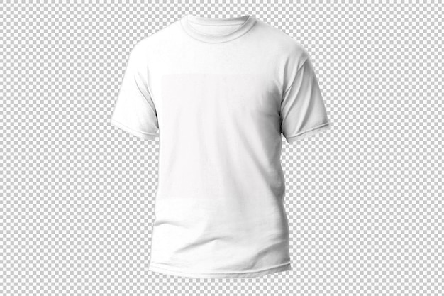 Free PSD isolated black t-shirt front