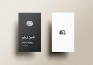 vertical business cards