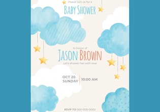 Baby invitations