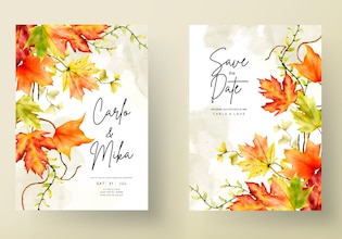 Autumn cards