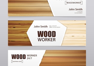 wood banners